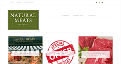 Desktop Screenshot of natural-meats.co.uk